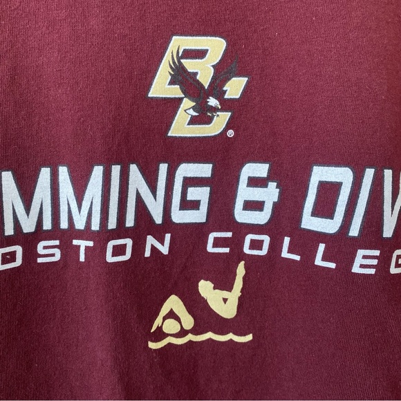 CHAMPION • Mens Boston College Swimming & Diving T-Shirt size Large - Picture 8 of 14
